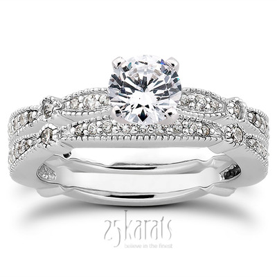 0.29 ct. Diamond Bridal Ring - view 5