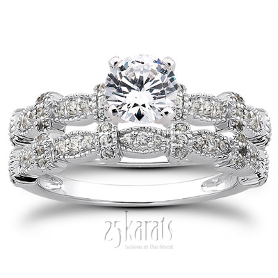 0.18 ct. Diamond Bridal Ring - view 5