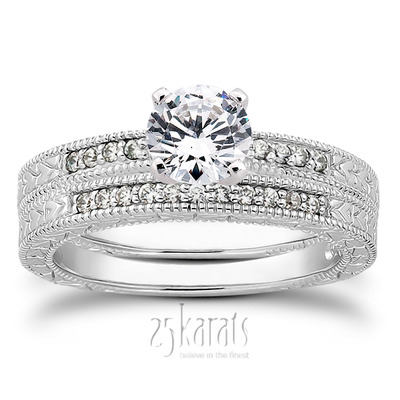 0.08 ct. Diamond Bridal Ring - view 1