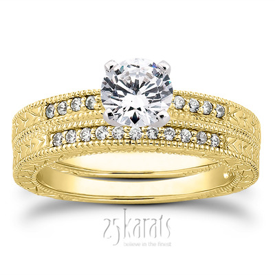 0.08 ct. Diamond Bridal Ring - view 2