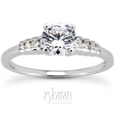 Exquisite Diamond Engagement Ring (0.11 ct. t.w.) - view 17 of 31