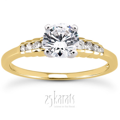 Exquisite Diamond Engagement Ring (0.11 ct. t.w.) - view 31