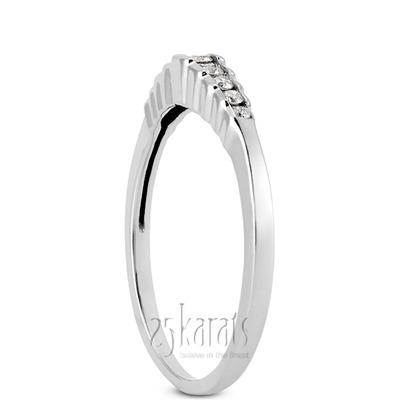 0.13  ct.  Diamond Bridal Ring - view 3