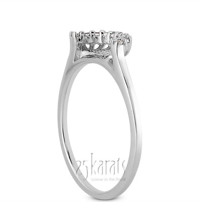 0.10 ct. Diamond Bridal Ring - view 3