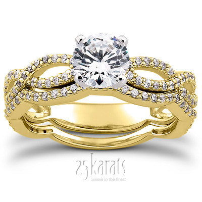 Bypass Style Diamond Engagement Ring (0.38 t.c.w.) - view 24 of 28