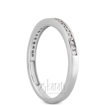 Classic Channel Set Petite Wedding Band(0.17 ct. tw.) - view 2