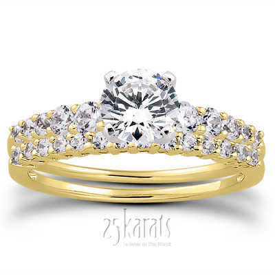 Shared Prong Diamond Engagement Ring (0.37 t.c.w.) - view 24