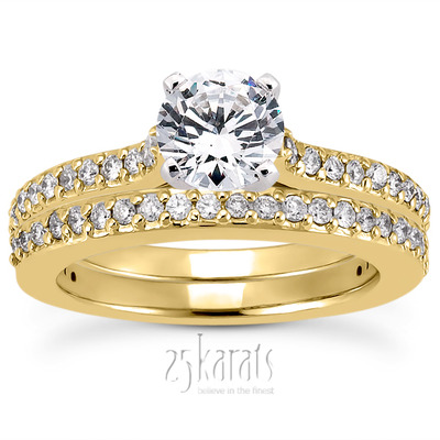 Prong Set Diamond Bridal Ring (0.25 ct.tw) - view 4