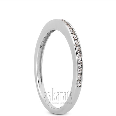 Petite Channel Set Wedding Band(0.21ct. tw.) - view 2