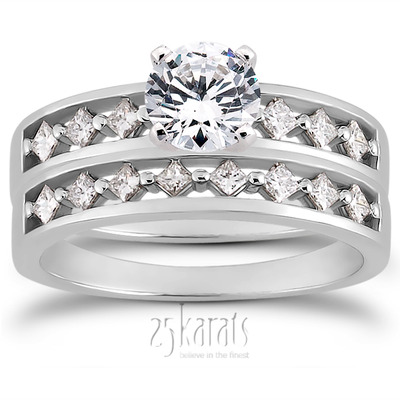 Elegant Prong Set Diamond Bridal Ring (0.20 ct. t.w) - view 3