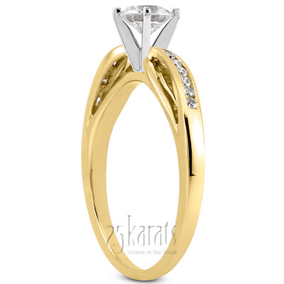 0.13  ct.  Diamond Bridal Ring - view 4