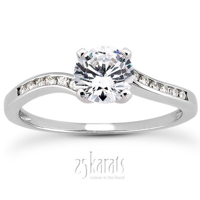 Elegant Diamond Engagement Ring (0.12 t.c.w.) - view 15 of 28