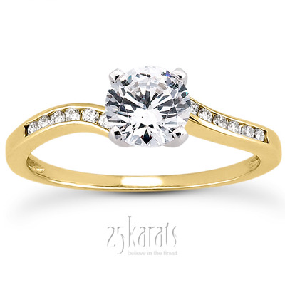 Elegant Diamond Engagement Ring (0.12 t.c.w.) - view 28