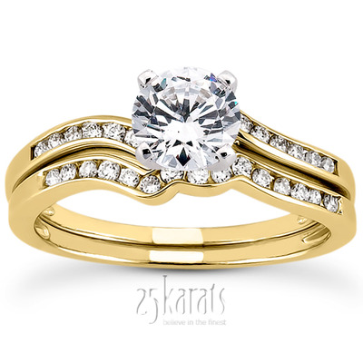 Elegant Diamond Engagement Ring (0.12 t.c.w.) - view 24