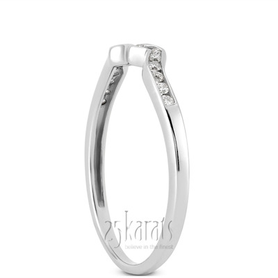 0.15  ct.  Diamond Bridal Ring - view 2