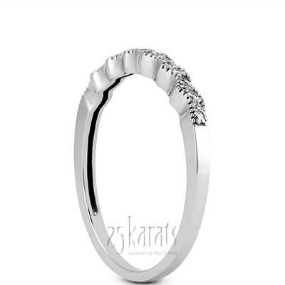 0.055  ct.  Diamond Bridal Ring - view 3