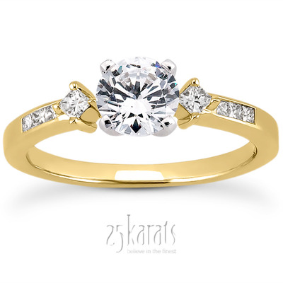 Multi Shape Diamond Engagement Ring (0.20 t.c.w.) - view 28