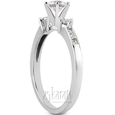 Multi Shape Diamond Engagement Ring (0.20 t.c.w.) - view 27