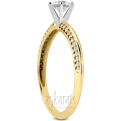 Diamond Accented Bridal Ring (0.24 t.c.w.) - view 26