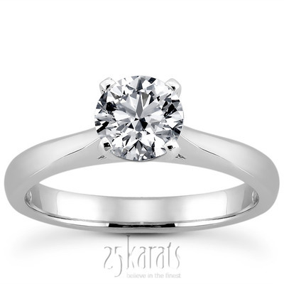 Solitaire Diamond Engagement Ring