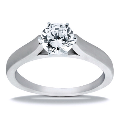 Timeless Solitaire Diamond Engagement Ring - view 14