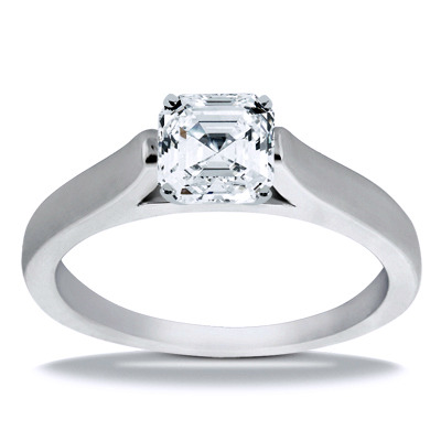 Timeless Solitaire Diamond Engagement Ring - view 1