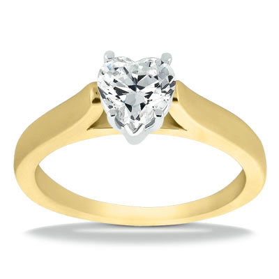 Timeless Solitaire Diamond Engagement Ring - view 9