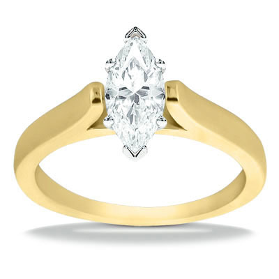 Timeless Solitaire Diamond Engagement Ring - view 8