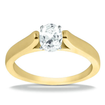 Timeless Solitaire Diamond Engagement Ring - view 7