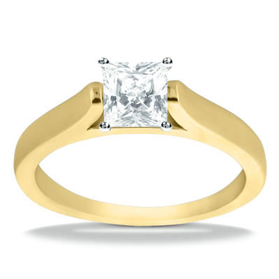 Timeless Solitaire Diamond Engagement Ring - view 5