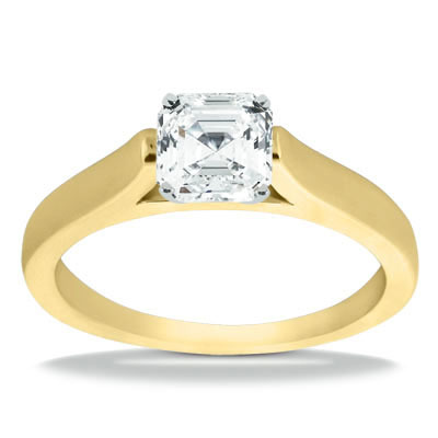 Timeless Solitaire Diamond Engagement Ring - view 3