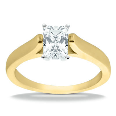 Timeless Solitaire Diamond Engagement Ring - view 2