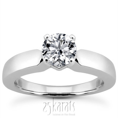 Solitaire Diamond Engagement Ring - view 13 of 24