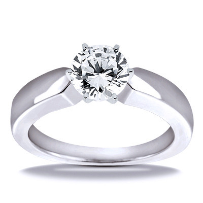 Solitaire Diamond Engagement Ring - view 14 of 24