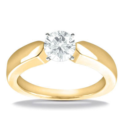 Solitaire Diamond Engagement Ring - view 3 of 24