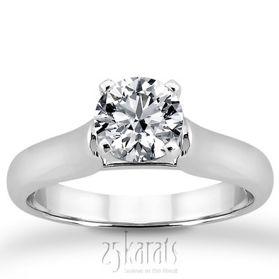 Diamond Solitaire Engagement Ring - view 1 of 2