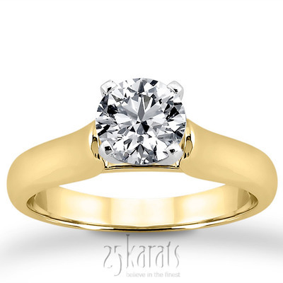 Diamond Solitaire Engagement Ring - view 2 of 2