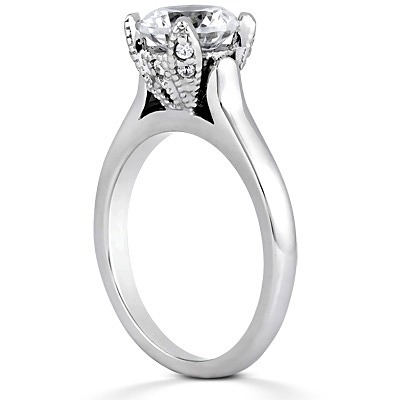 0.50 ct. Fancy Solitaire  Diamond Engagement Ring - view 3