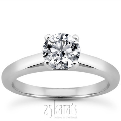 Classic Solitaire Diamond Engagement Ring