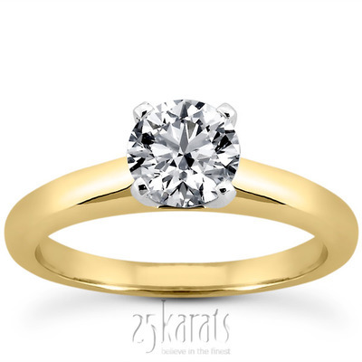 Classic Solitaire Diamond Engagement Ring - view 2 of 6