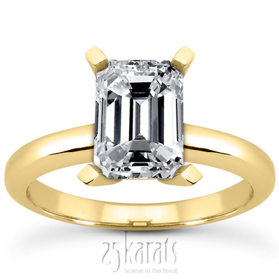 Solitaire Diamond Bridal Ring (0.50ct) - view 2