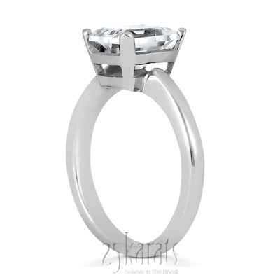 Solitaire Diamond Bridal Ring (0.50ct) - view 3