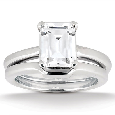 Solitaire Diamond Bridal Ring (0.75ct) - view 5