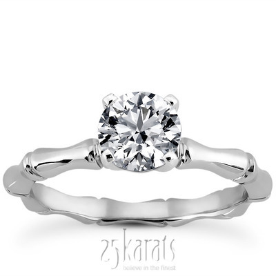 Solitaire Diamond Bridal Ring - view 1 of 4