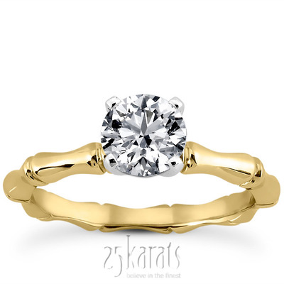 Solitaire Diamond Bridal Ring - view 2