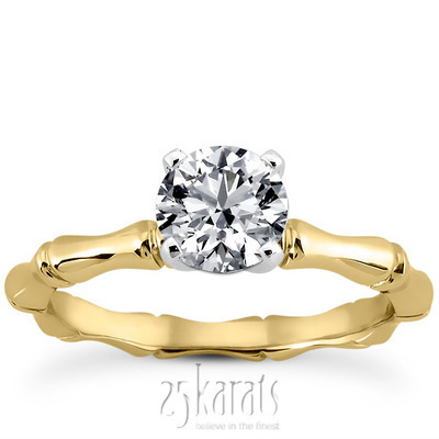 Solitaire Diamond Bridal Ring - view 2 of 4