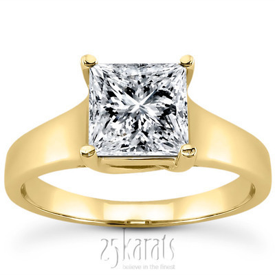 Trellis Solitaire Engagement Ring  - view 2 of 3