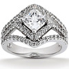 Princess Cut Fancy  Diamond Engagement Ring (0.73 ct. t.w.)