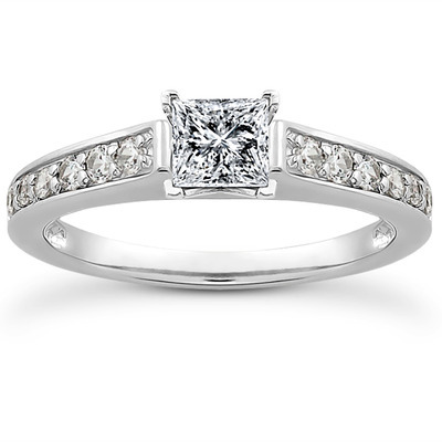 Diamond Accented Bridal Ring (0.23 t.c.w.) - view 18 of 28