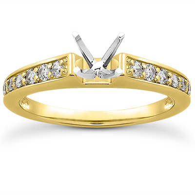 Diamond Accented Bridal Ring (0.23 t.c.w.) - view 14